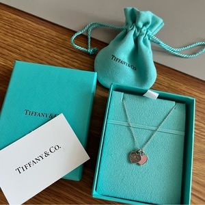Tiffany & Co. Return to Tiffany Double Heart Tag Pendant with Diamond